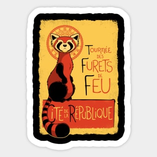 Les Furets de Feu Sticker